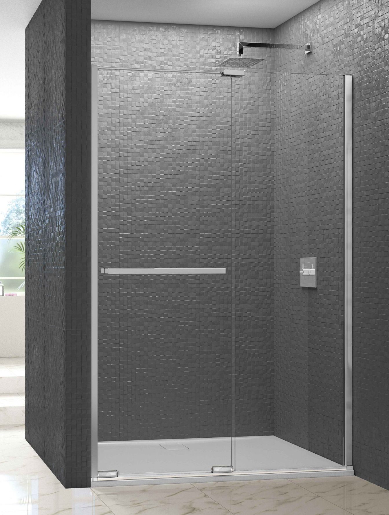 Дверь в нишу ARXFSL170 L or R Merlyn Arysto Хромированный 