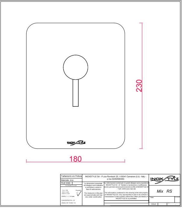 Inoxstyle Смеситель для душа из нержавеющей стали Mix 51032 - Вид №3
