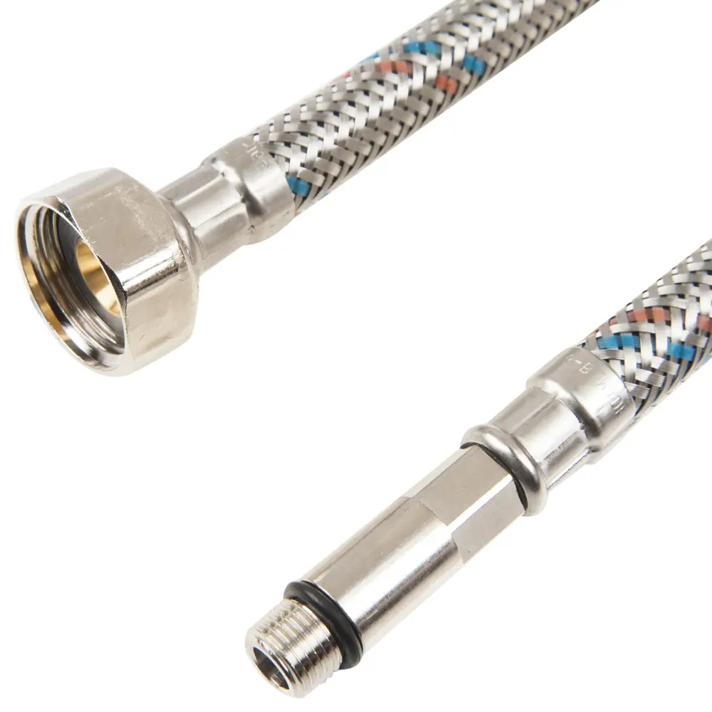 Гибкая подводка для смесителя Equation, 1/2", M10x35 мм, штуцер-гайка, 80 см 13659621 STLM-2045895  - Вид №1