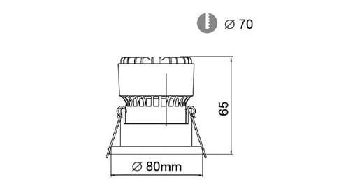 Алюминиевый светодиодный светильник Terzo Light TROPIC 10W ARCH-00108071 - Вид №4