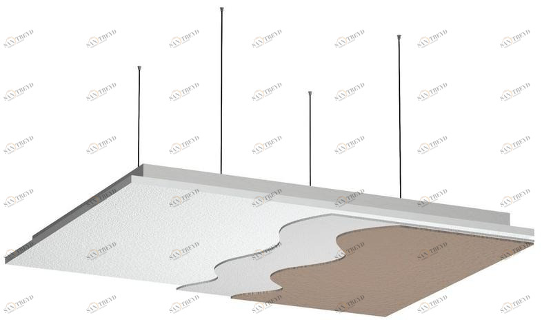 Sto Italia Звукоизоляционная и звукопоглощающая панель для подвесного потолка Isolamento acustico sun-id-1378969