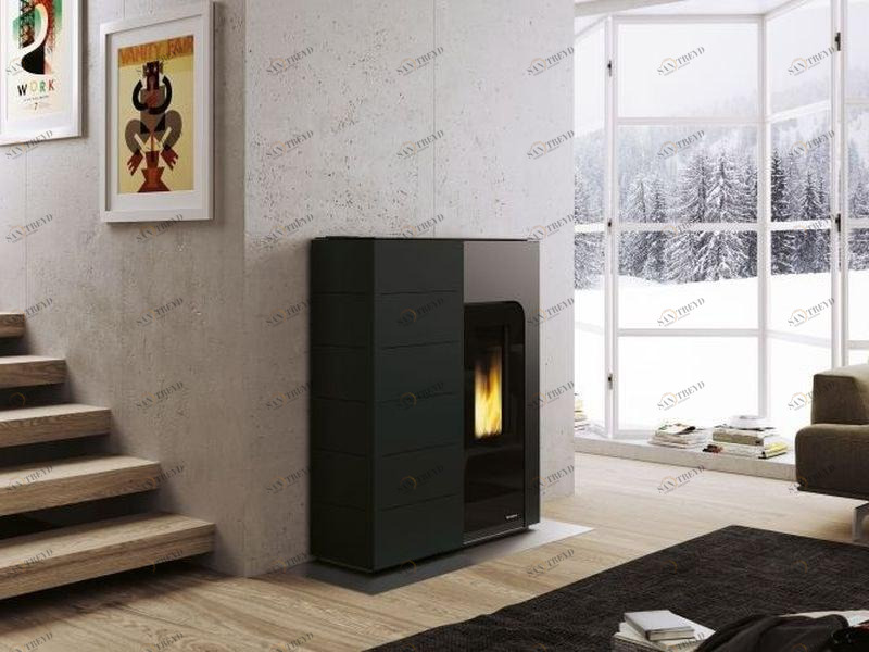 PALAZZETTI Пеллетная печь из стали и стекла класса а ++ Ginger sun-id-1354941