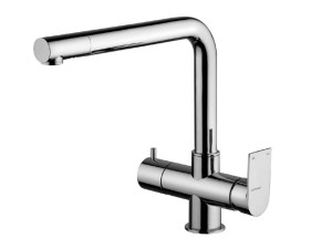 Однорычажный смеситель для кухни с одним отверстием