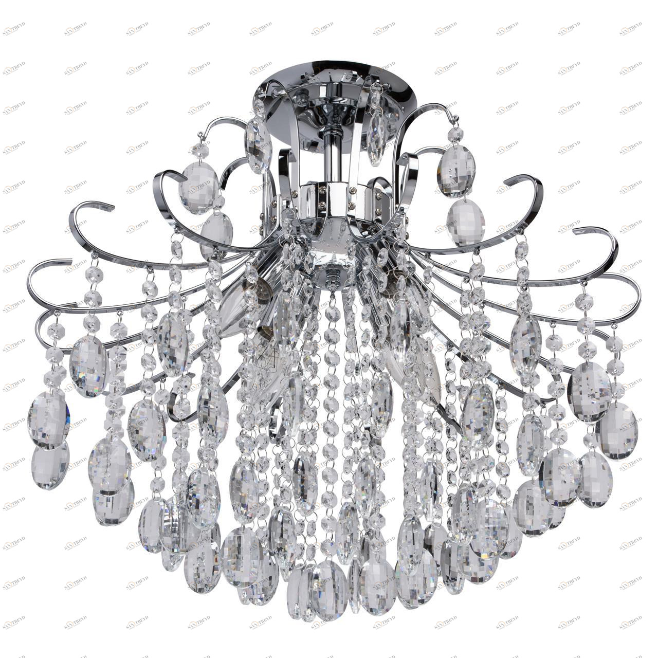 Потолочная люстра De Markt City Бриз 464018106 DE MARKT ДИЗАЙНЕРСКИЕ, БРИЗ 181794 Хром 