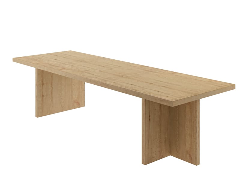 Деревянный прямоугольный стол для совещаний Giessegi OfficeTime ARCH-00037252