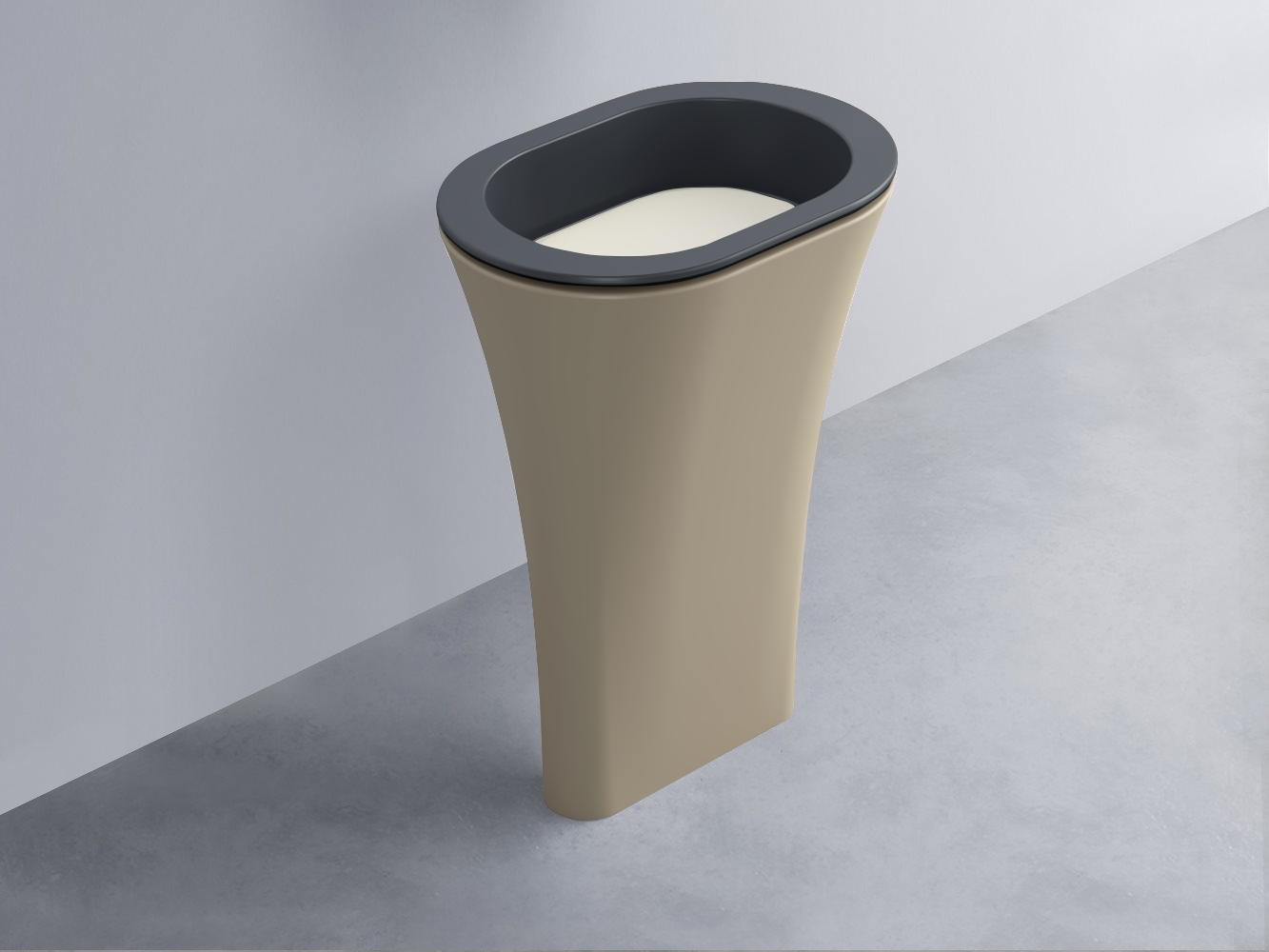 AMLA65-BA+AMPILO-TL+AMCOLO-AV Раковина Amedeo Ovale отдельностоящая cielo Enjoy + Amedeo Ceramica Cielo