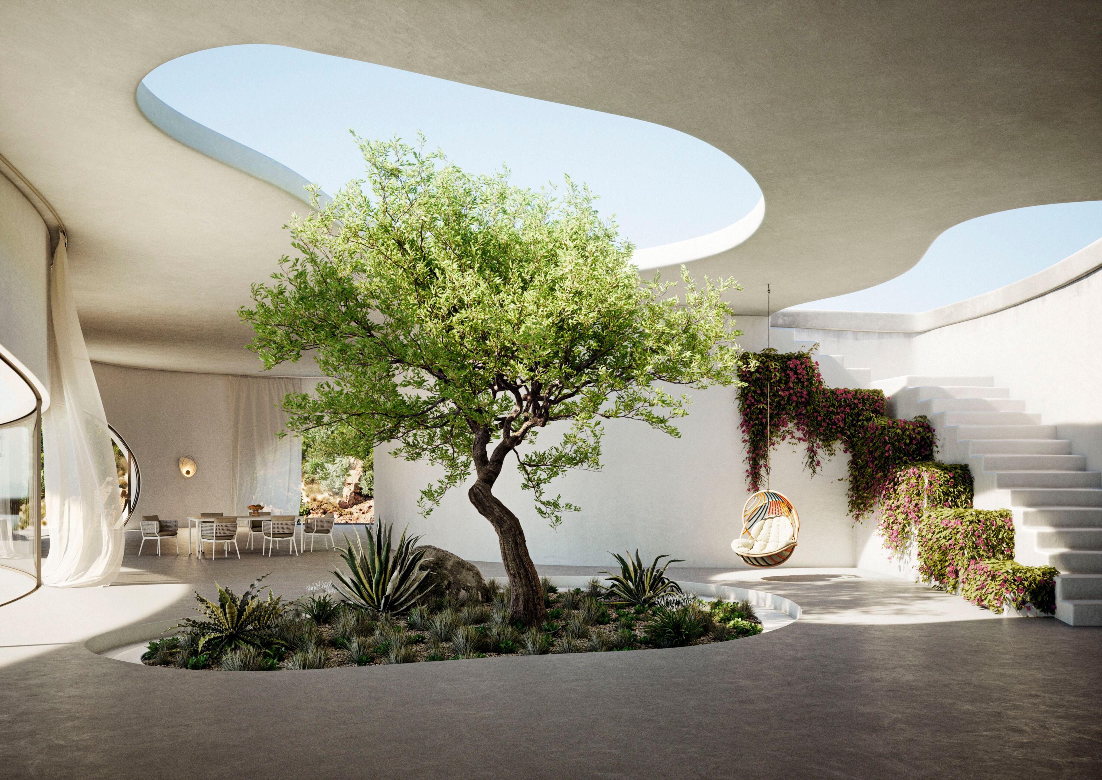 Прямоугольный садовый стол с верхней частью HPL DEDON BELLMONDE ARCH-00152107 - Вид №31