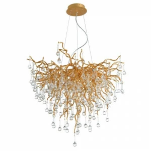 Подвесной светильник полукруглый золотистый Divinare 3132/16 SP-9 DIVINARE 3132 00-3889894 Золото