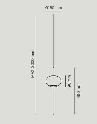 Опаловое стекло светодиодный подвесной светильник Milan Iluminacion Astros ARCH-00099813 - Вид №30