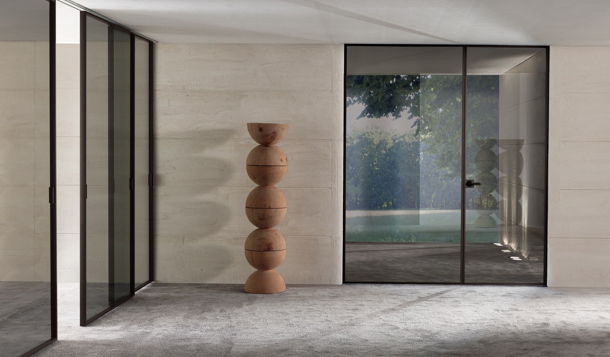 Стеклянная дверь Longhi Алюминиевые шикарные двери ARCH-00135971 - Вид №1