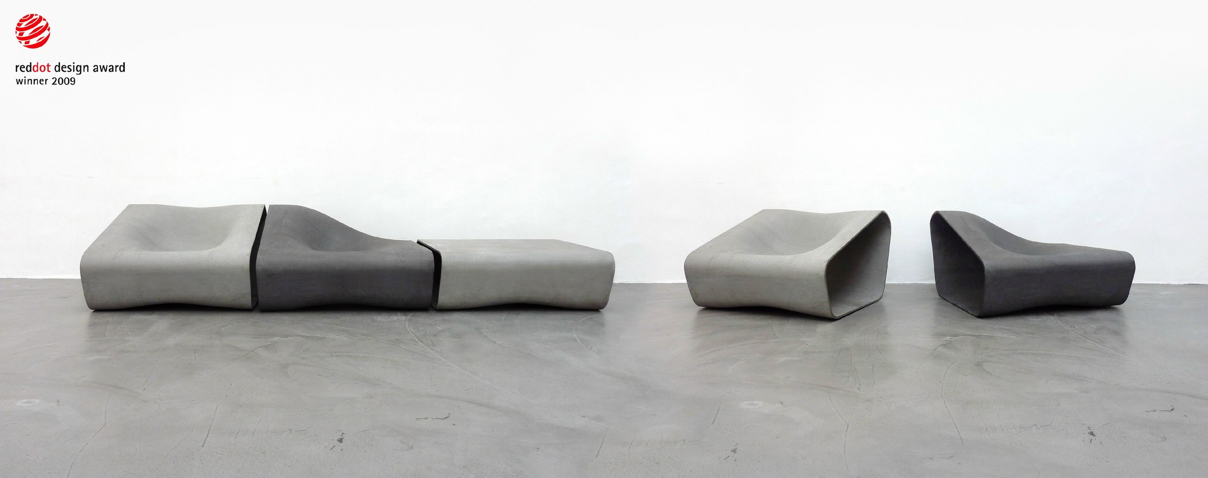 Бетонный низкий садовый столик SWISSPEARL дизайн ARCH-00151619 - Вид №3