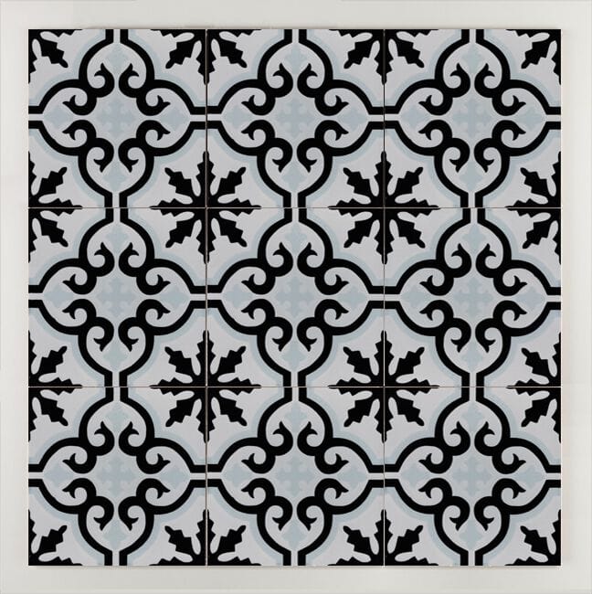 Пол / покрытие ручной работы La Riggiola черный и белый ARCH-00038236 - Вид №1