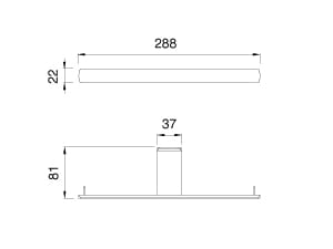 Держатель рулона из нержавеющей стали CEADESIGN AYLA ARCH-00025038