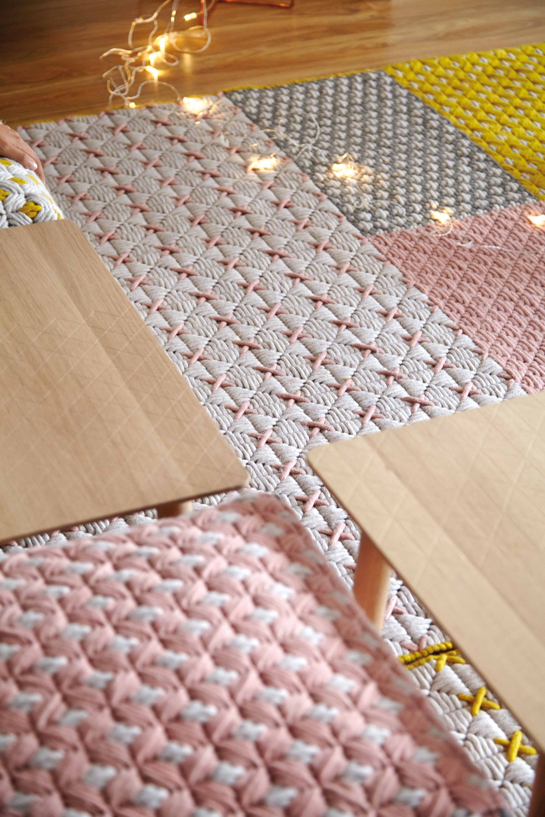 Прямоугольный ковер ручной работы из ткани GAN Silaï ARCH-00103936 - Вид №23