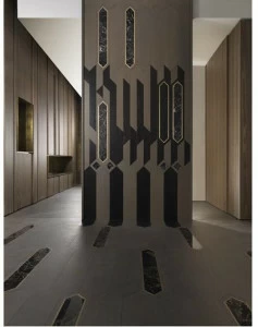 FOGLIE D'ORO Напольное покрытие из орехового дерева / стена для интерьера Pavimento modulare speciale matita