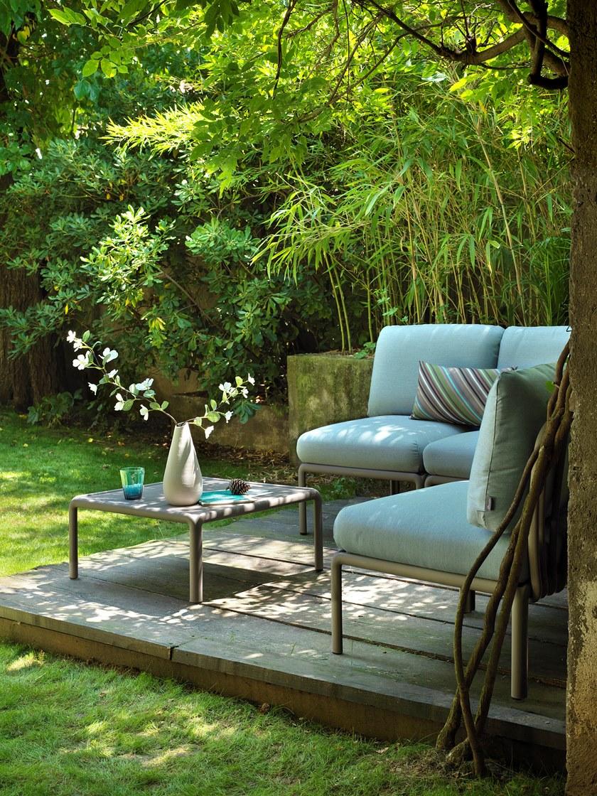 Nardi Квадратный садовый журнальный столик из смолы Komodo sun-id-1484360 - Вид №5