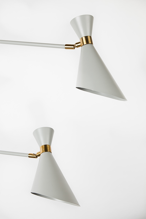 Лампа настенная Shady Double, серая Zuiver 5400018 - Вид №3