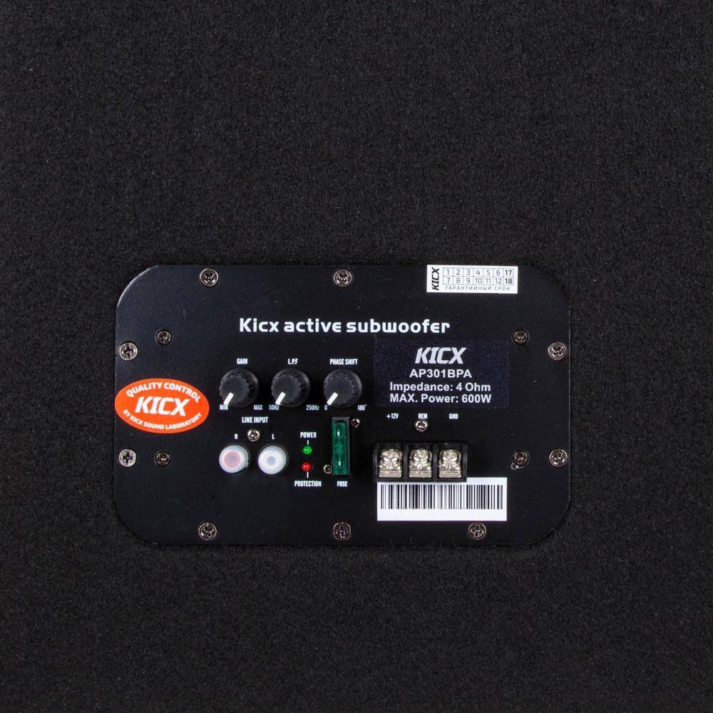 9102011 Автосабвуфер активный Kicx AP301BPA STDN-0094482 - Вид №4
