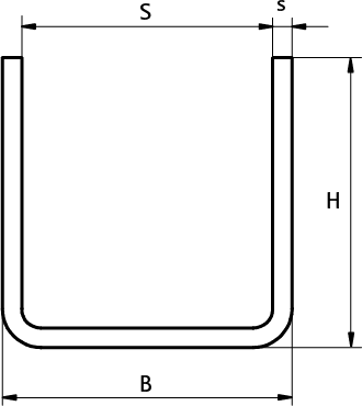 6505294 Монтажные профиля BIS Профиль монтажный U-образный подвешивание и поддержка WALRAVEN  - Вид №1