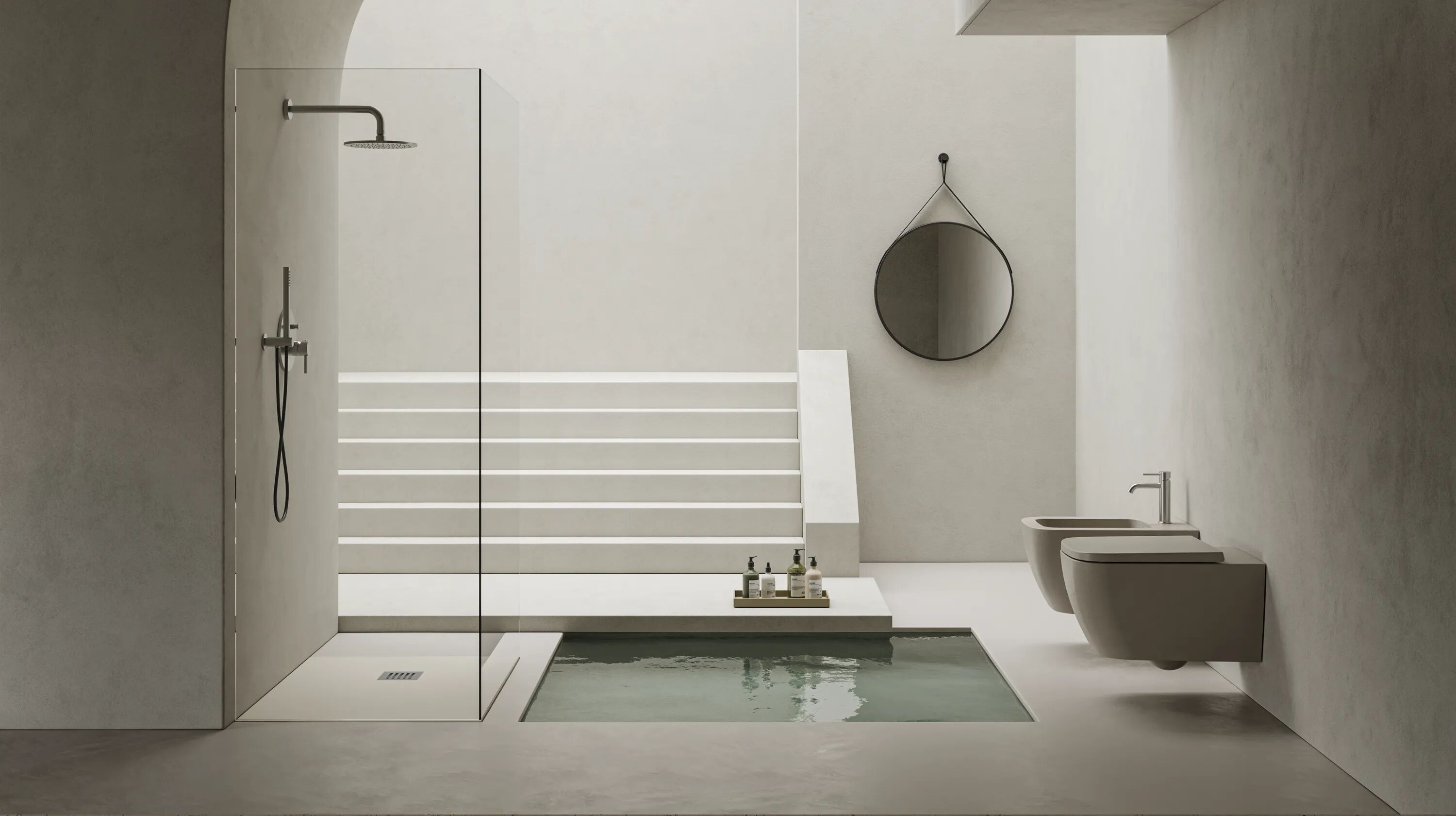 Керамическое подвесное биде с переливом Hatria Tecna ARCH-00043239 - Вид №2