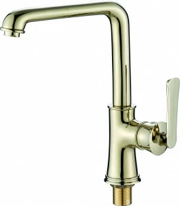 Смеситель для кухни Rush Flores FLG0835-2 высокий золото