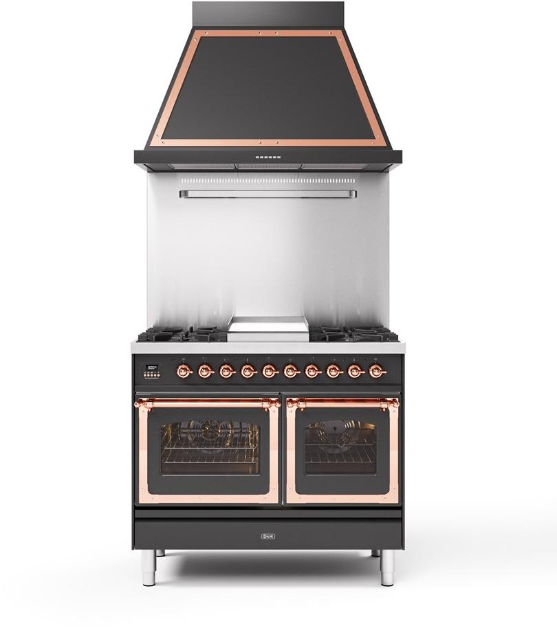 Ilve Отдельностоящая стальная кухня Nostalgie Pd10n Santreyd - Вид №5