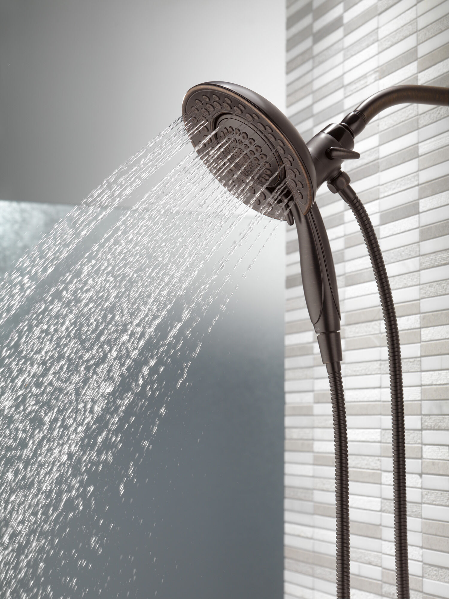 58569-RB25-PK In2ition HSSH 2,5 галлона в минуту с 5 настройками Delta Faucet Universal Showering Венецианская бронза  - Вид №7