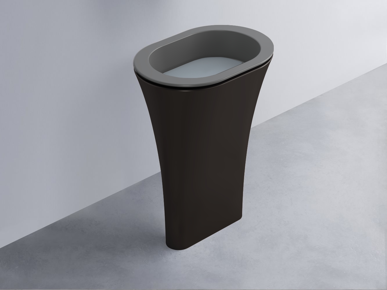 AMLA65-CM+AMPILO-BR+AMCOLO-LV Раковина Amedeo Ovale отдельностоящая cielo Enjoy + Amedeo Ceramica Cielo