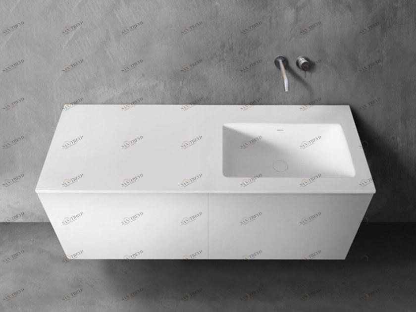 Sa1402 Накладная раковина на столешницу  овальная Blu Bathworks® 