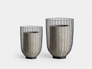 Набор цементных и железных Горшков