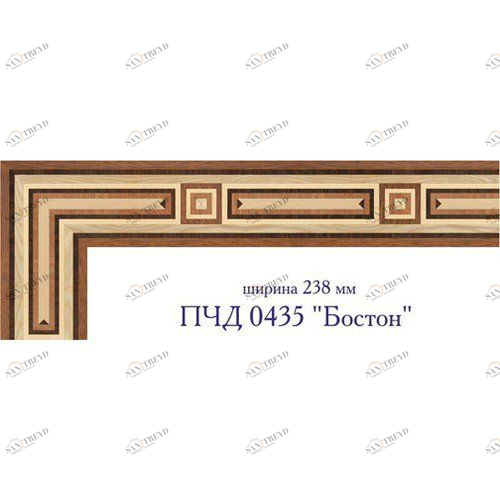 Художественный паркет Da Vinci Паркетный Бордюр 26-059 Орех Европейский (Грецкий) Селект (Гладкая) х мм 26011059