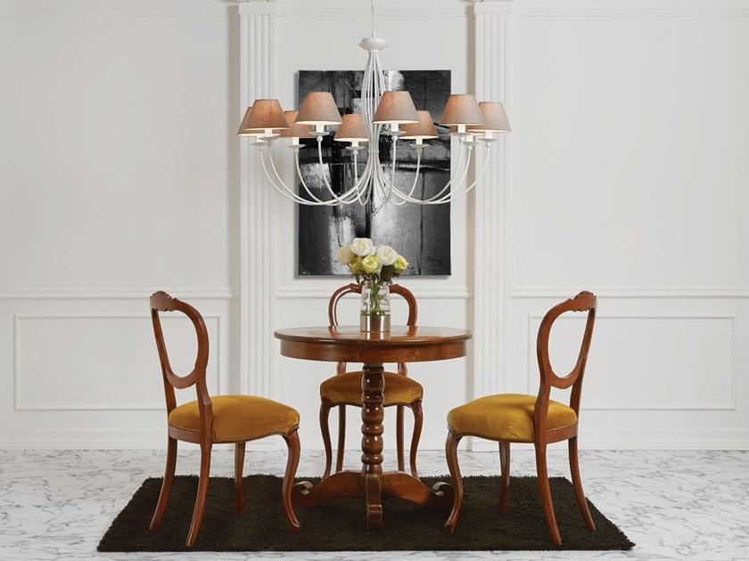 Gibas Люстра из стали и ткани Rocco 923/10 - 923/5 - Вид №1