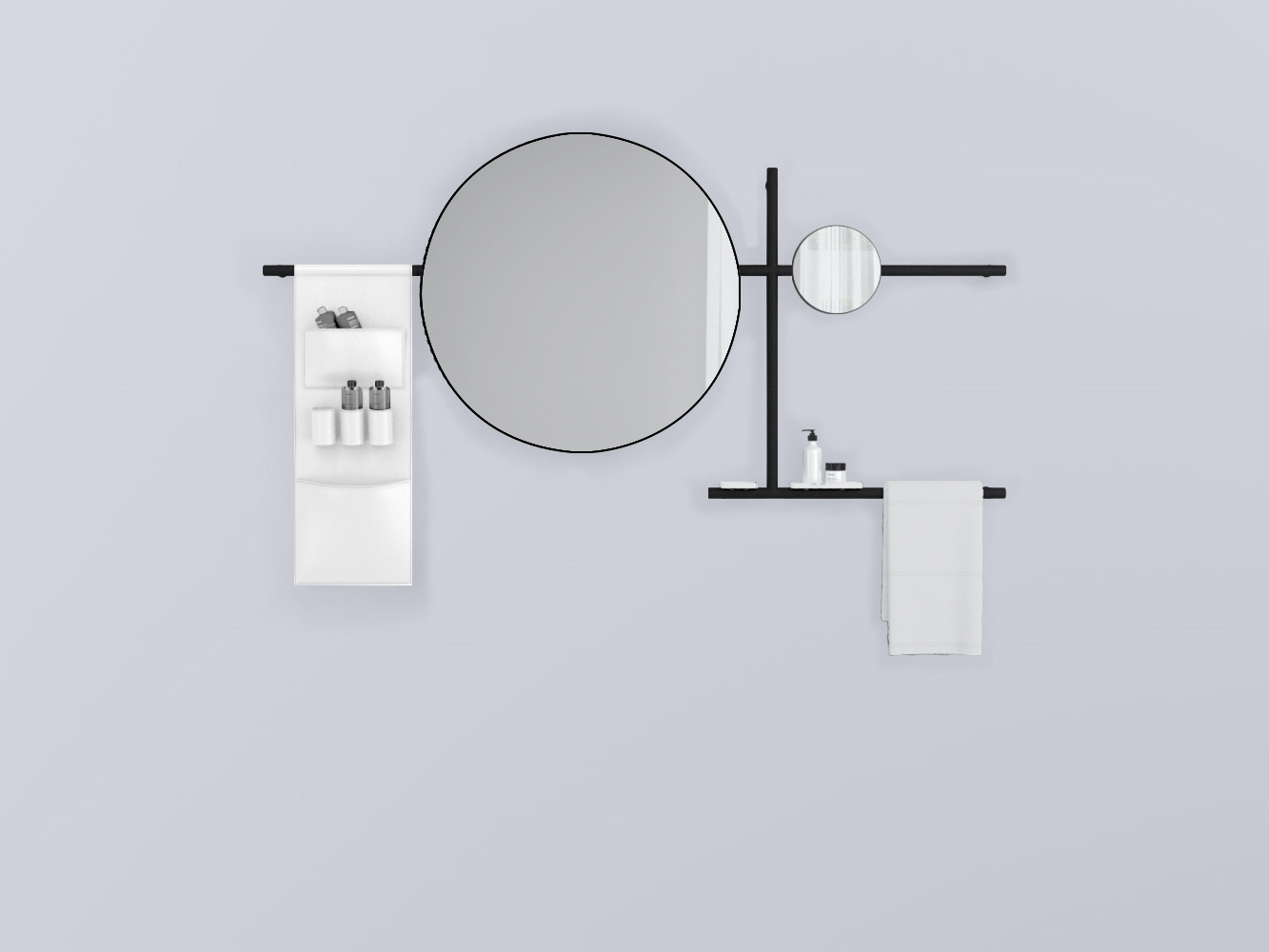 SWSTT-NM+SWSPT-NM+SWSPI-CM+SWM10-BI+SWM20-BI+SWSCT-BI . круглый стали cielo Siwa Ceramica Cielo