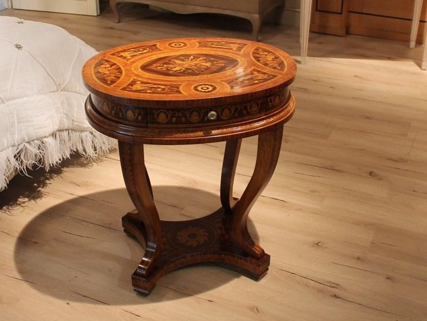 Arvestyle Высокий овальный деревянный журнальный столик для гостиной Orpheo maggiolini As-1739 - Вид №3