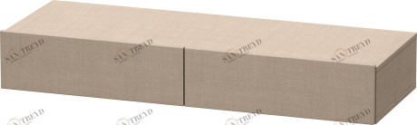 DS827107575 Полочка с ящиком DuraStyle #DS8271 1200 x 440 мм Лен, декор Duravit