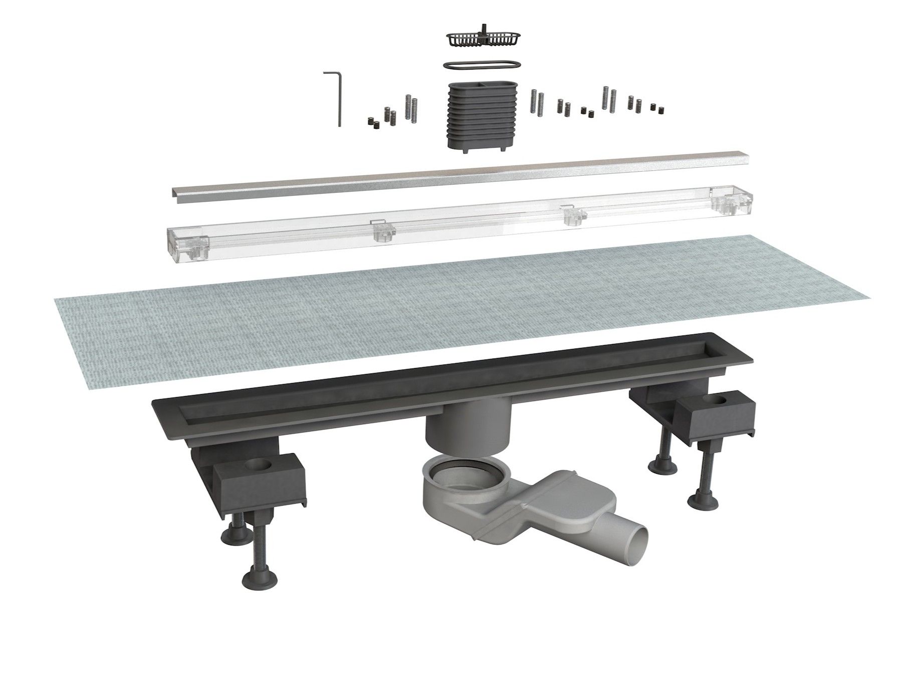 Слив для душа из нержавеющей стали Bonomini Canalissima ARCH-00071206 - Вид №1