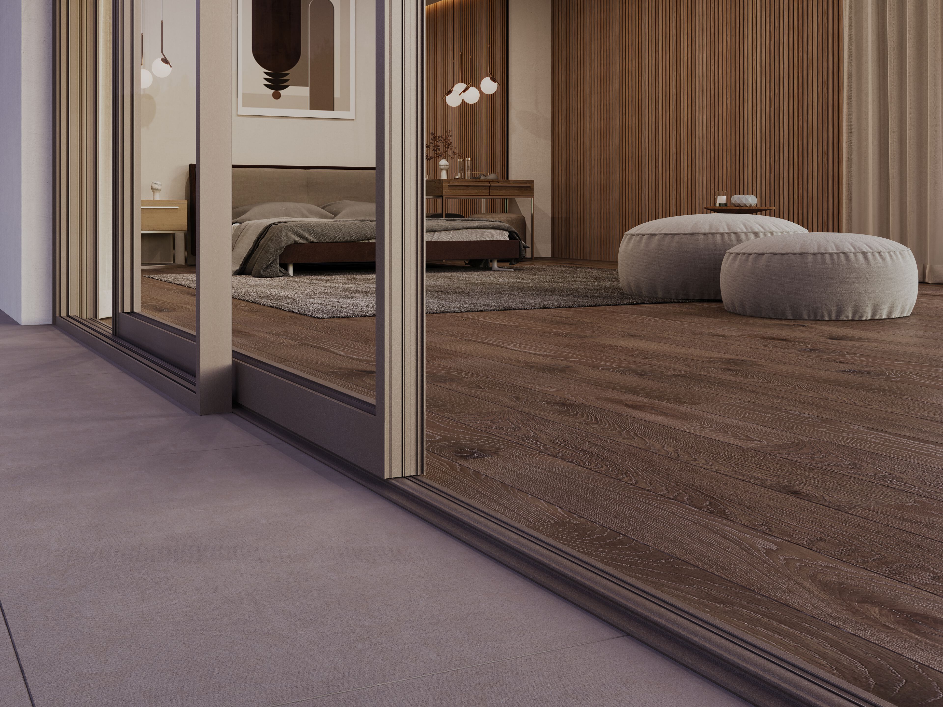 Алюминиевая раздвижная дверь-окно NURITH резюме ARCH-00108728 - Вид №4