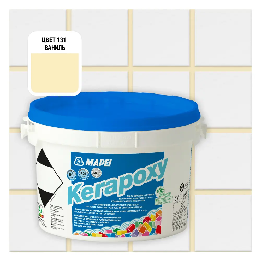 Затирка эпоксидная Mapei Kerapoxy 131 цвет ваниль 2 кг Без серии STLM-2166430
