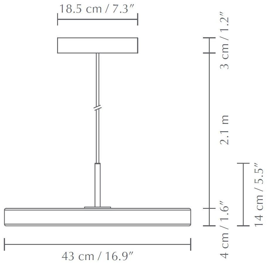 Umage Светодиодный подвесной светильник из алюминия Asteria 2151 / 2206  - Вид №10
