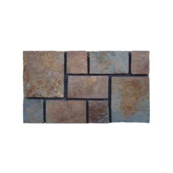 Мозаика из натурального камня, сланца и гранита PAV-108 SN-Mosaic Paving 
