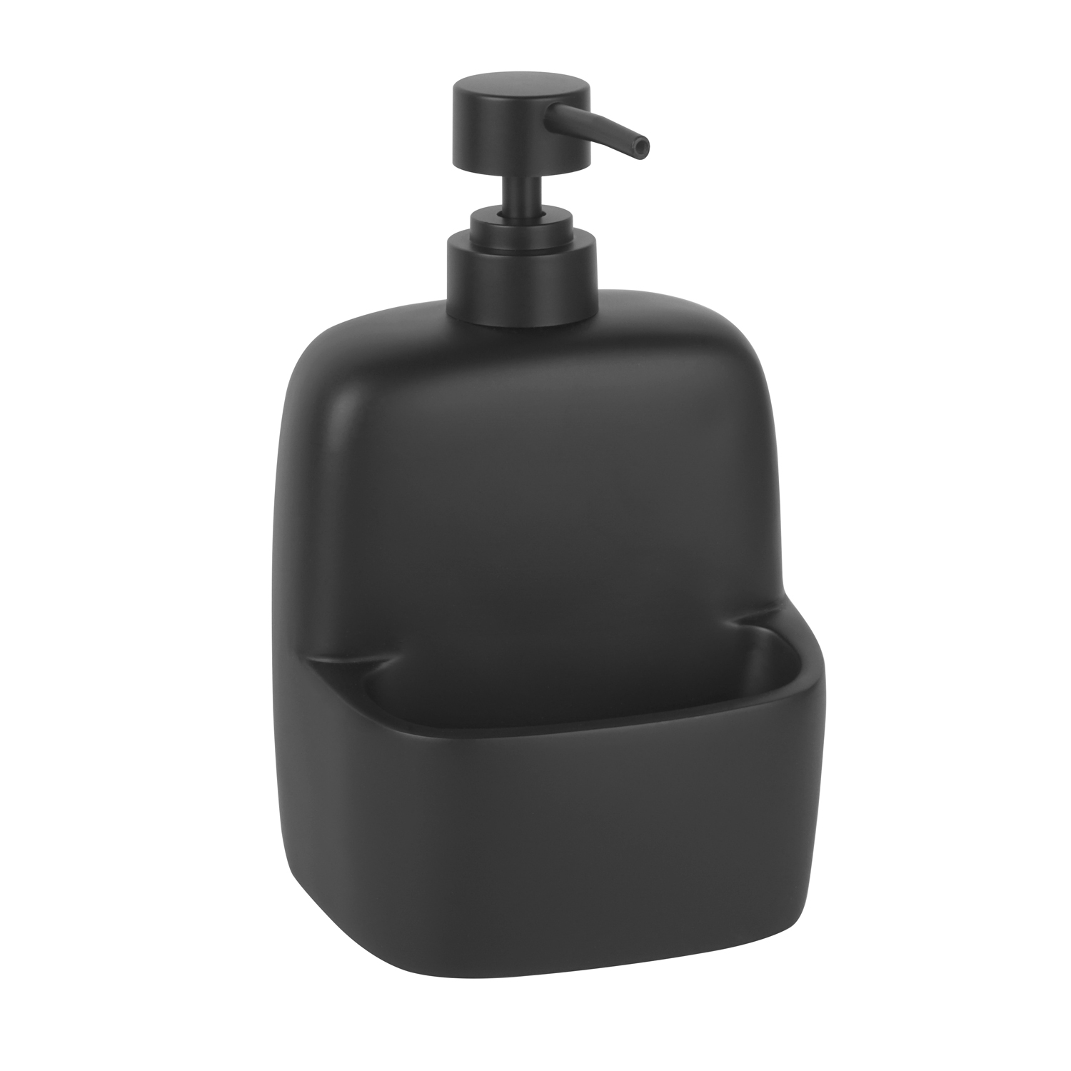 K-8499BLACK Дозатор с емкостью для губки WasserKRAFT 