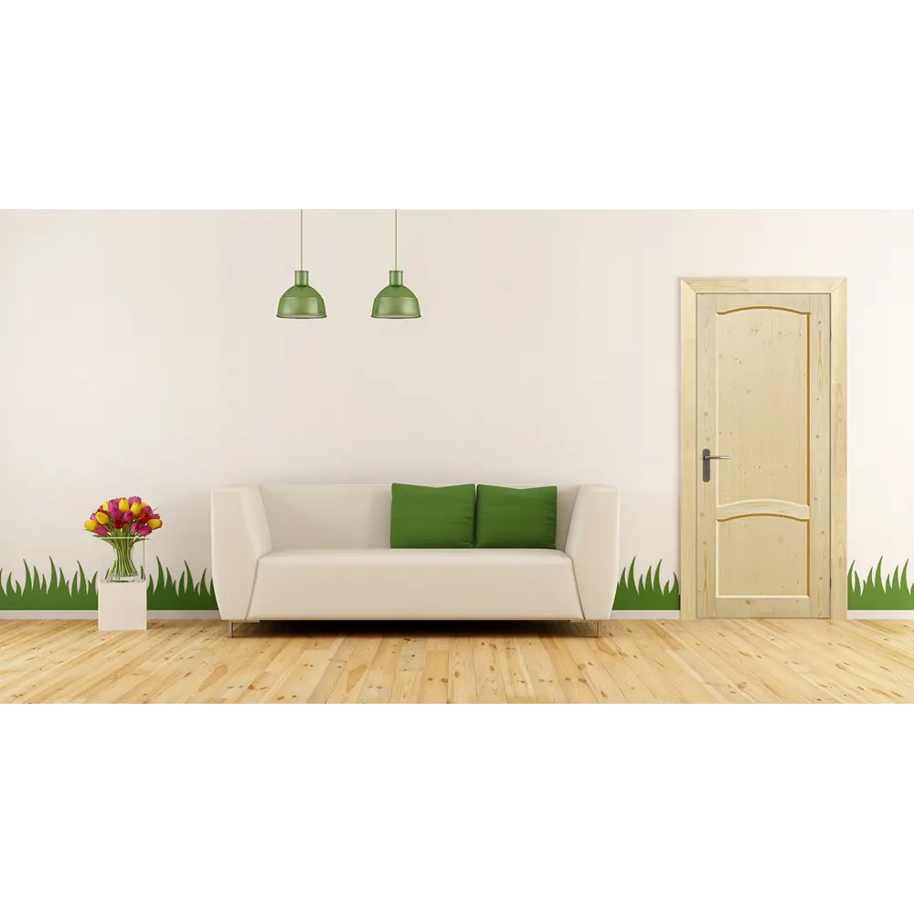 РЕМСЕРВИС | Межкомнатная дверь из массива дерева 80×200 см 11337514 STLM-0001189 - Вид №2