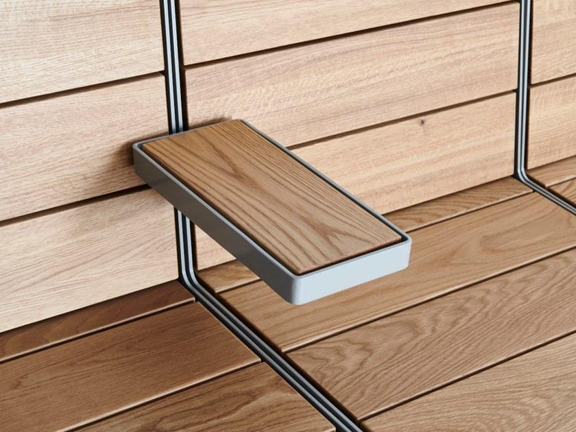 VESTRE Скамья из стали и дерева со спинкой sun-id-1396935 - Вид №1