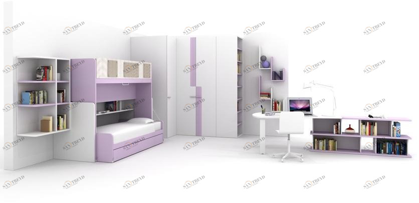 Zalf Спальня-лофт для мальчиков sun-id-1435210