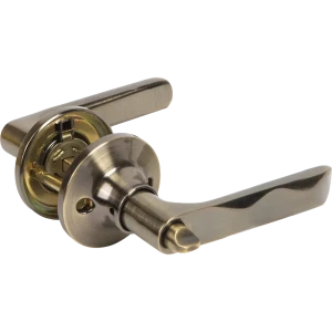 Ручка-защелка 624/BL PB-B с фиксатором ЦАМ цвет бронза