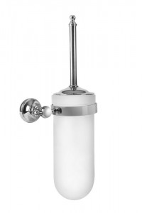 140110010 Ершик для унитаза Luna хромированный со стеклом