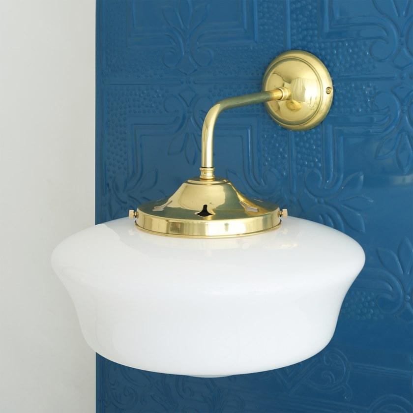 Mullan Lighting Бра из латуни с прямым светом 1920's schoolshouse Mlwl374  - Вид №3