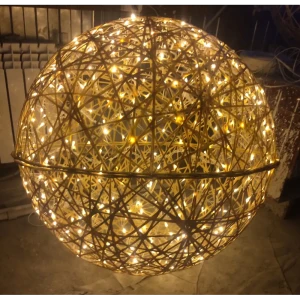 Электрическая светящиеся фигура Шар 100 LED 100x100x100 см теплый белый свет 86164039 STLM-2035861