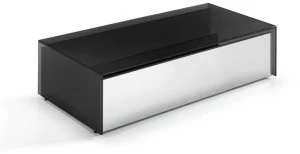 Tonelli Design Низкий прямоугольный журнальный столик из стекла Gotham