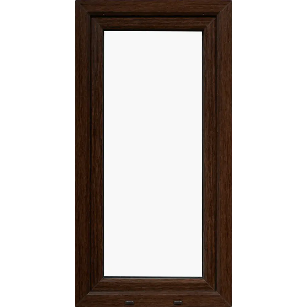 Окно ПВХ VEKA одностворчатое белое с темным дубом 1170x800 мм 84506469 STLM-0050800 - Вид №2